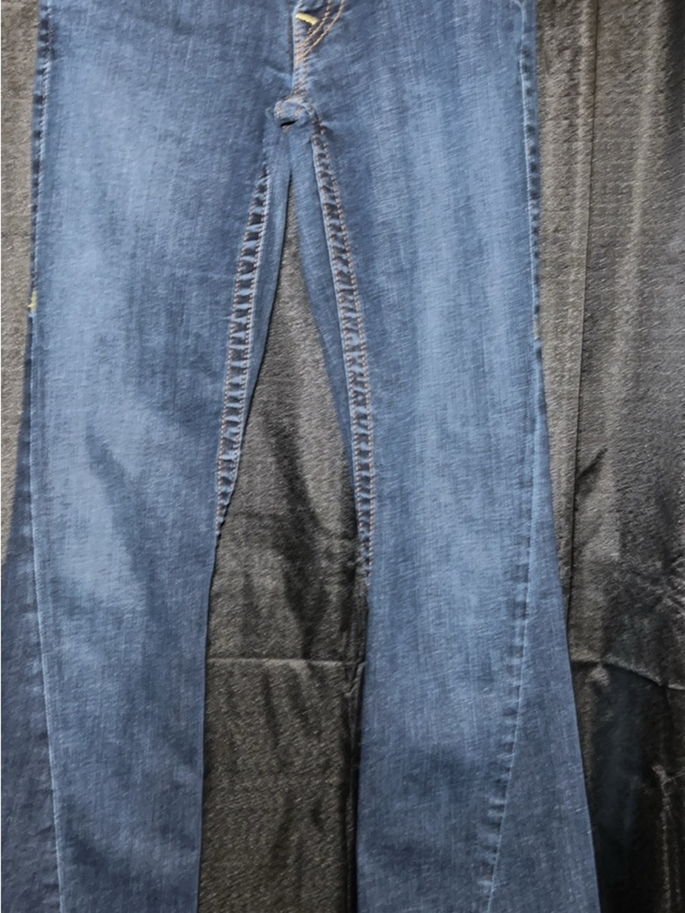 True Religion Women's Medium Blue Flared Jeans